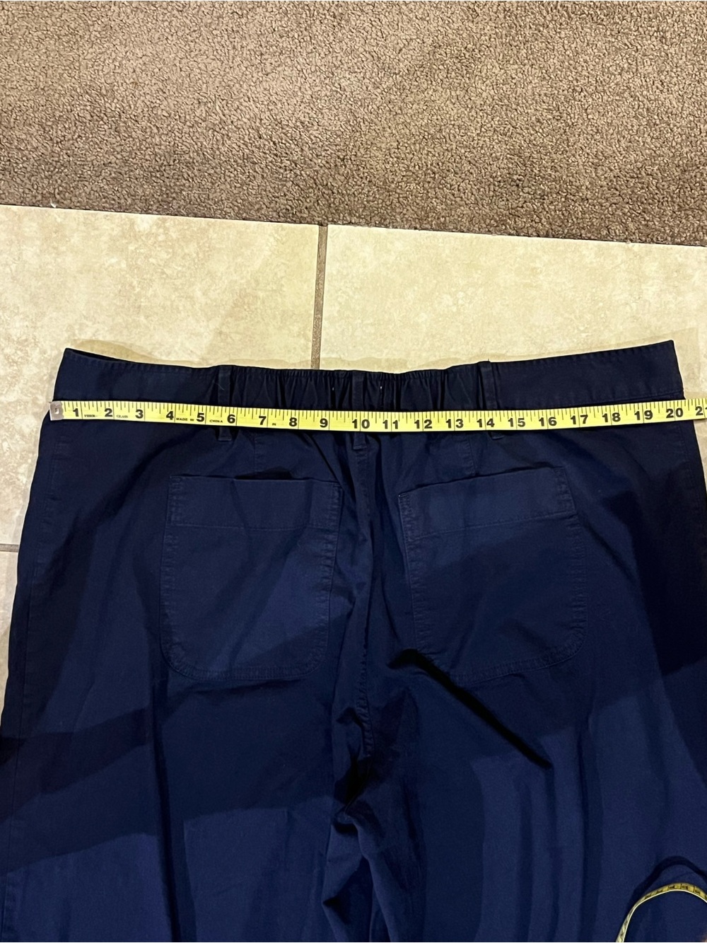 Free Assembly Wide-Leg Navy Pants - Picture 4 of 7